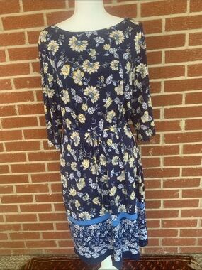 Liz Claiborne navy dress